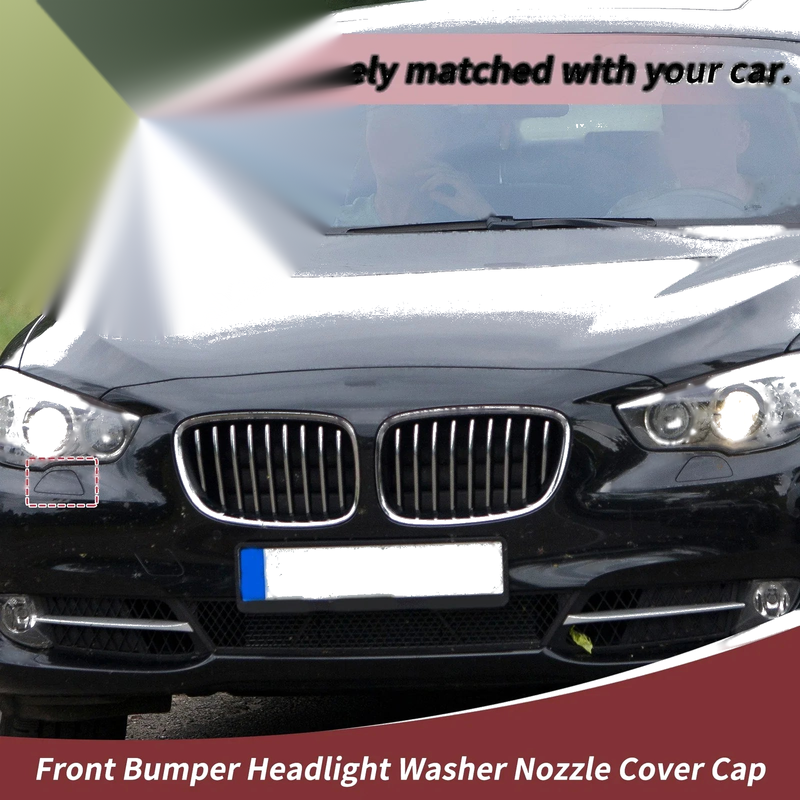 BMW 535i GT Front Right Washer Nozzle Cover Cap Unpainted