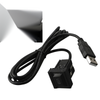 Easy Installation Dual USB Flush Mount Car Dash AUX & USB Port Panel