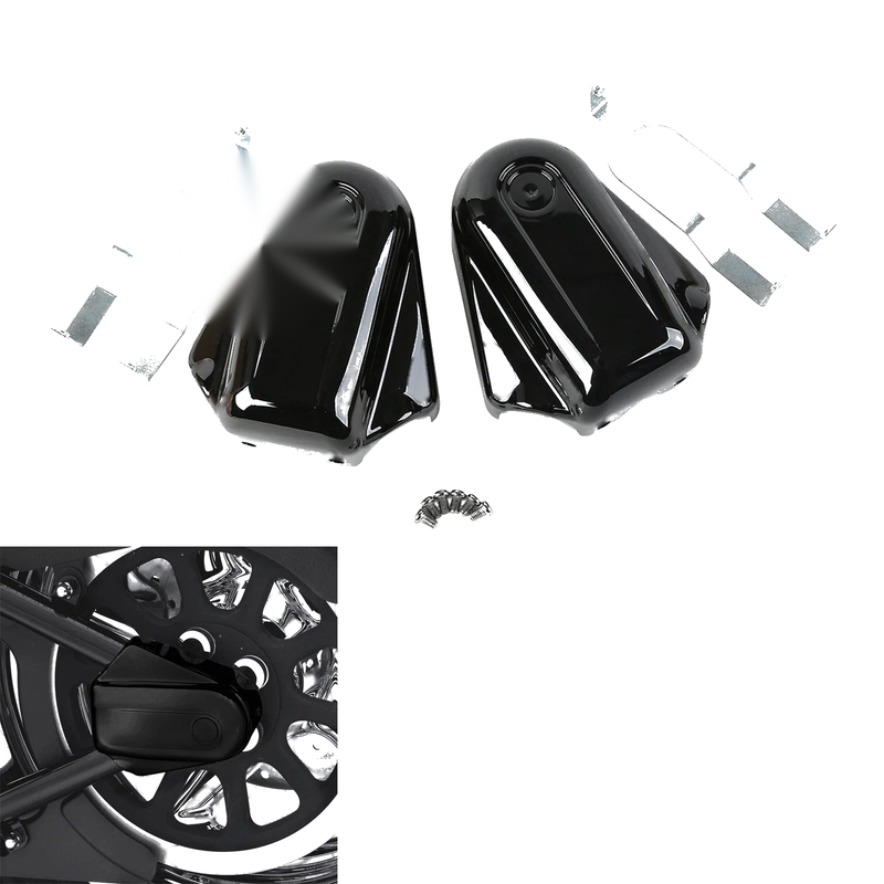 Harley Heritage Softail Classic Black Rear Axle Cover (2008-2017)