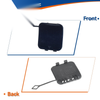BMW 530i 540i Tanzanite Blue Rear Tow Hook Cover