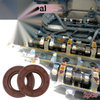 Oil Seal Seal Ring Rotary Shaft Seal FKM Rubber 22x40x7mm Brown 2 x