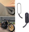 Harley Sportster Dyna Softail Black Mini Oval Rear View Mirror