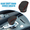 Infiniti QX50 Black Red Stitches Gear Shift Knob Cover Sheath