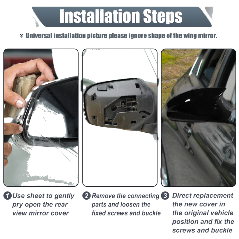 Honda Civic Left Side Mirror Cover Caps (2016-2021)