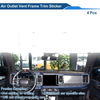 Ford Bronco Air Condition Outlet Vent Trim Cover Frame 4 x (2021-2024)