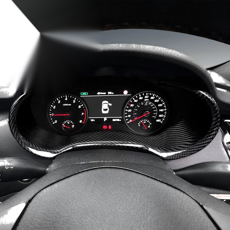 Kia Stinger Carbon Fiber Gauge Cluster Cover (2018-2023)