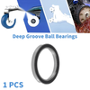 NSK 50x65x7mm Deep Groove Ball Bearings Silver Tone Black