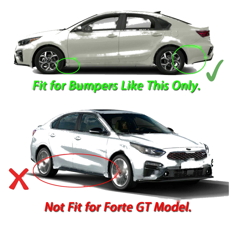 Kia Forte K3 Cerato 2 x Mudflaps (2019–2020)