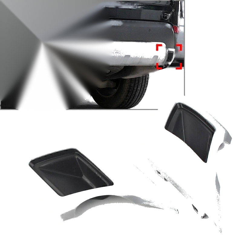 Land Rover Discovery 5 (2017-2021) Silver Tail Exhaust Cover Trim