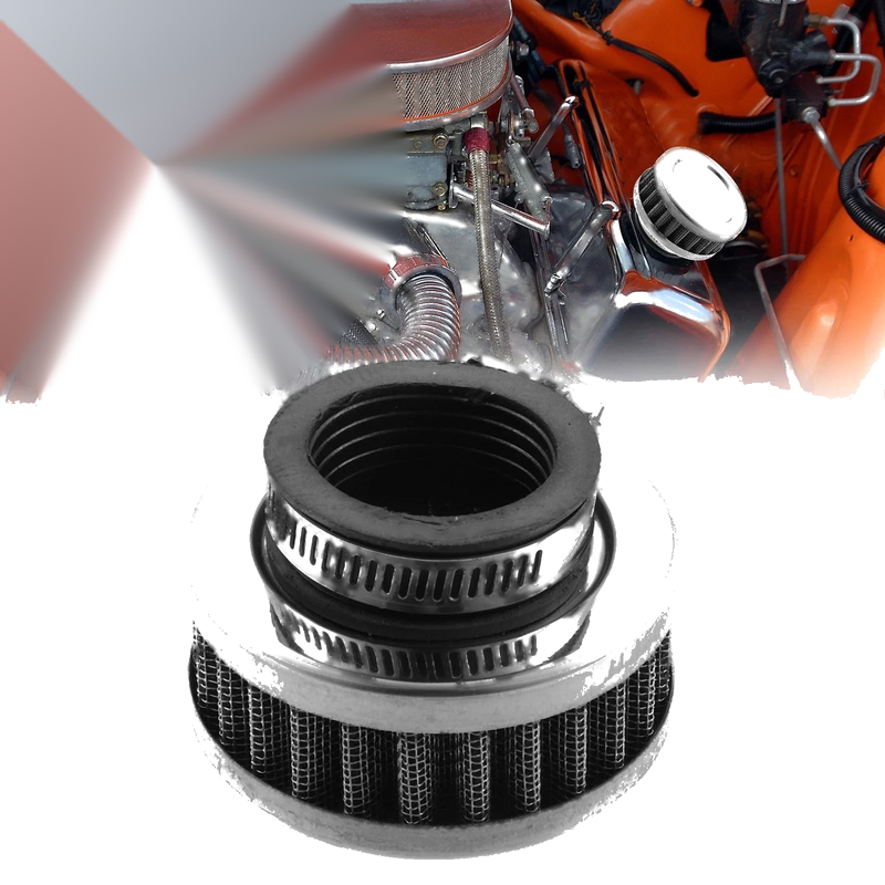 Motorcycle Air Filter Cleaner Round Tapered 34-36mm