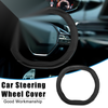 Peugeot 4008 5008 New508 Faux Leather Black Steering Wheel Cover