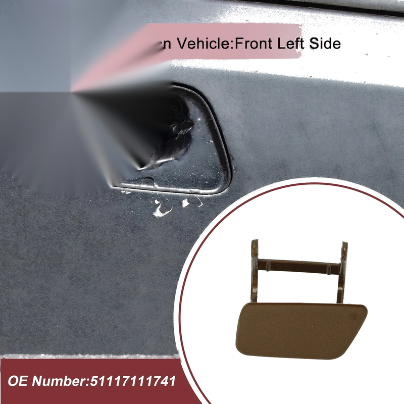 BMW 525i Bumper Headlight Washer Nozzle Cover (2004-2005)