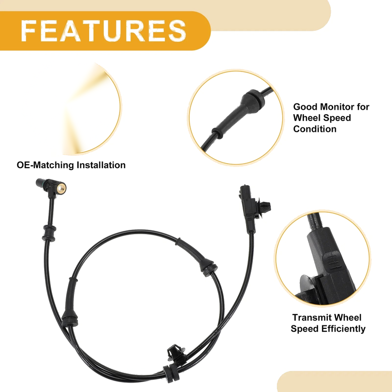 Infiniti QX80 ABS Wheel Speed Sensor Front Left Right (2010-2017)