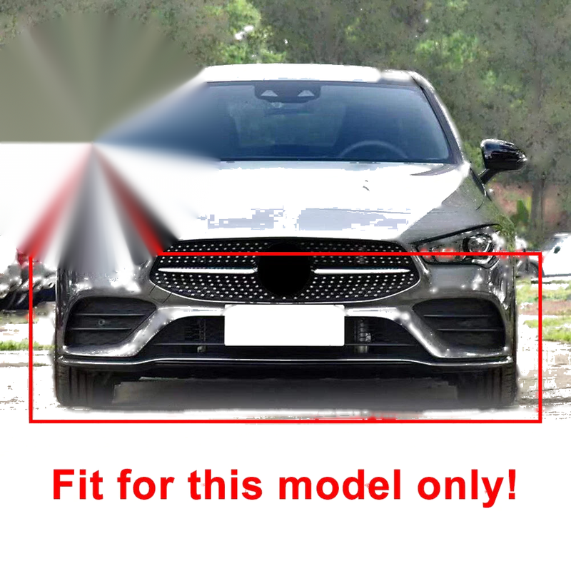 Mercedes Benz CLA C118 ABS Front Bumper Lip Splitter Spoiler (2020-2023)