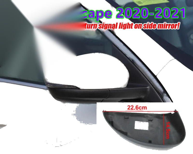 Ford Escape Right White Turn Signal Side Mirror Cover Cap (2020–2021)