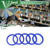 Make Model Oil Seal 55x65x9mm Rotary Shaft Seal TPU Blue 5 Pcs