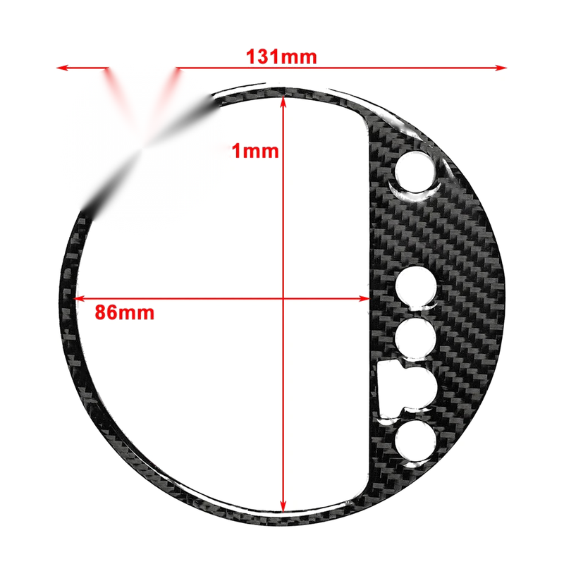Audi TT TTS TTRS Central Console Gear Shift Cover Trim (2008-2014)