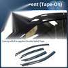Toyota Camry (2018-2024) Black Side Vent Visors Window Deflectors 1 Set