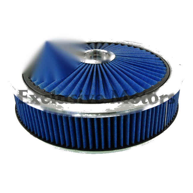 Chevrolet Camaro 14" x 3" Air Cleaner Assembly, Blue Filter (1967-1969)
