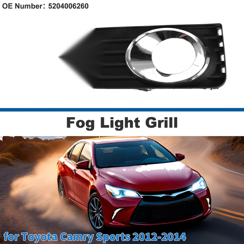 Toyota Camry Sports Front Left Fog Light Grill (2012–2014)