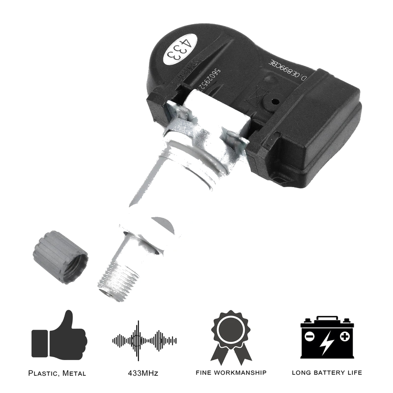 Dodge Grand Caravan 4 x Tire Pressure Sensor 433MHz (2009-2010)