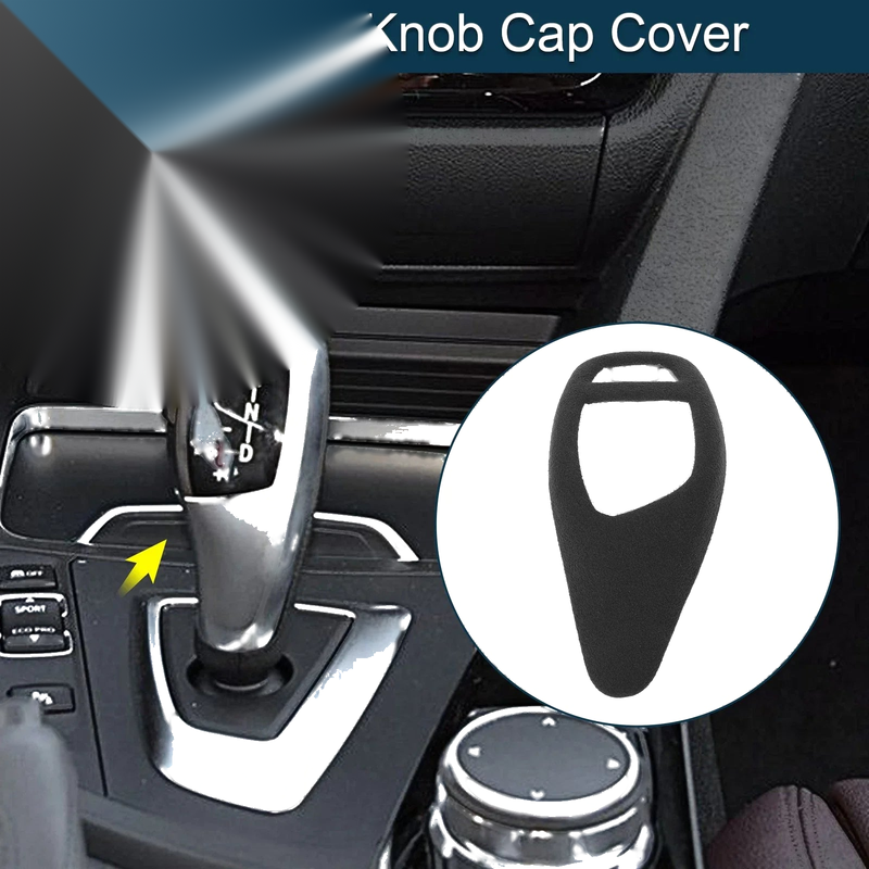 BMW 3 / 4 Series (2013-2019) Dark Gray Gear Shift Knob Cap Cover