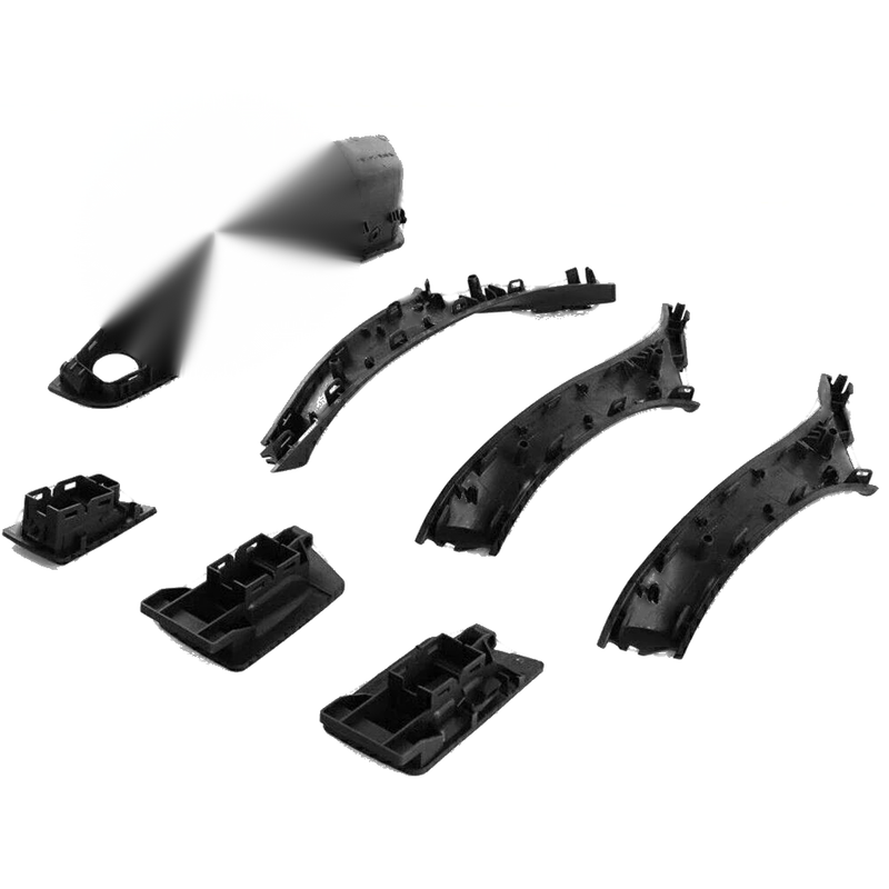 BMW 520d 528i 7 x Door Handle Recessed Grip Switch Panels (2010-2017)