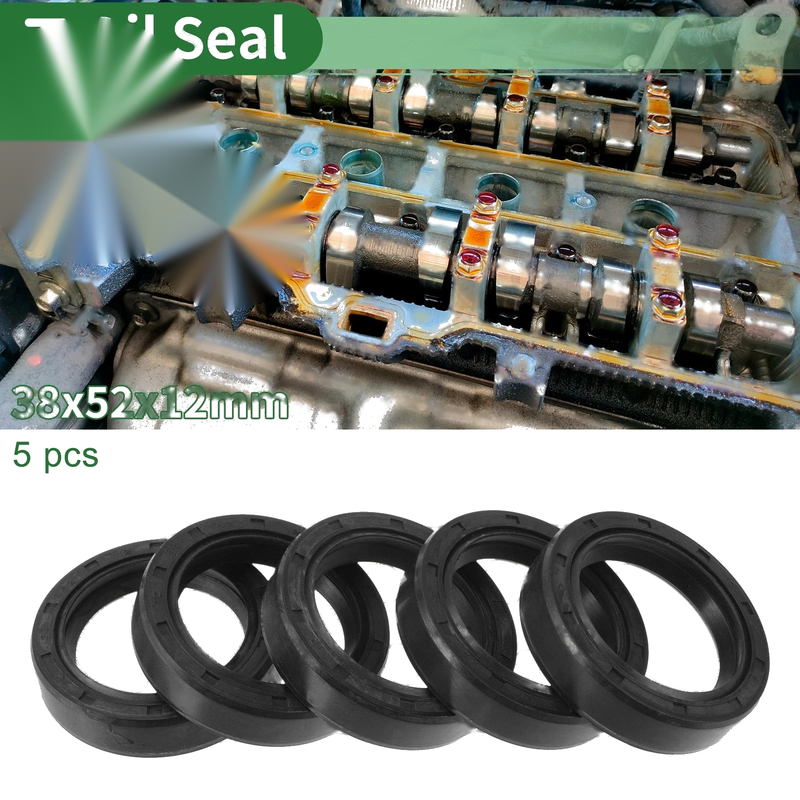Make Model Oil Seal / 38x52x12mm / Rotary Shaft Seal NBR Rubber