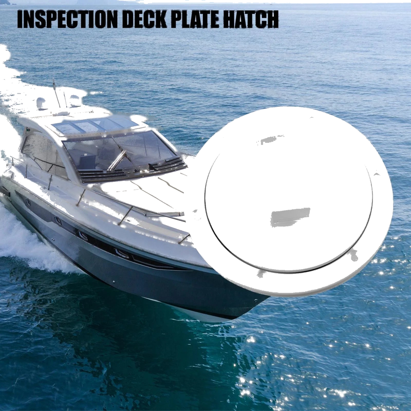 Boat Yacht White 4" Round Deck Plate Hatch