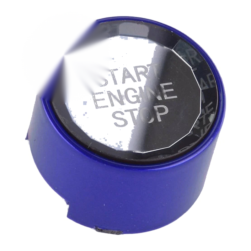 BMW F Series Blue Engine Start Stop Push Button Cover (2011-2019)