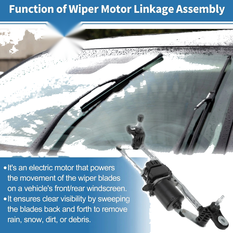 Ford KA Front Windscreen Wiper Motor with Linkage (2008-2016)