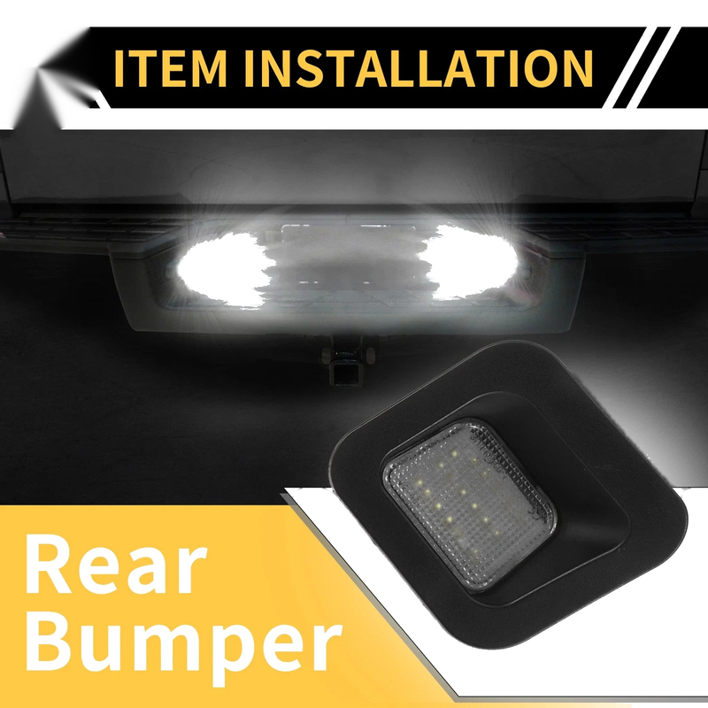 Dodge Ram 1500 2500 3500 Clear Lens 2 x License Plate Lights