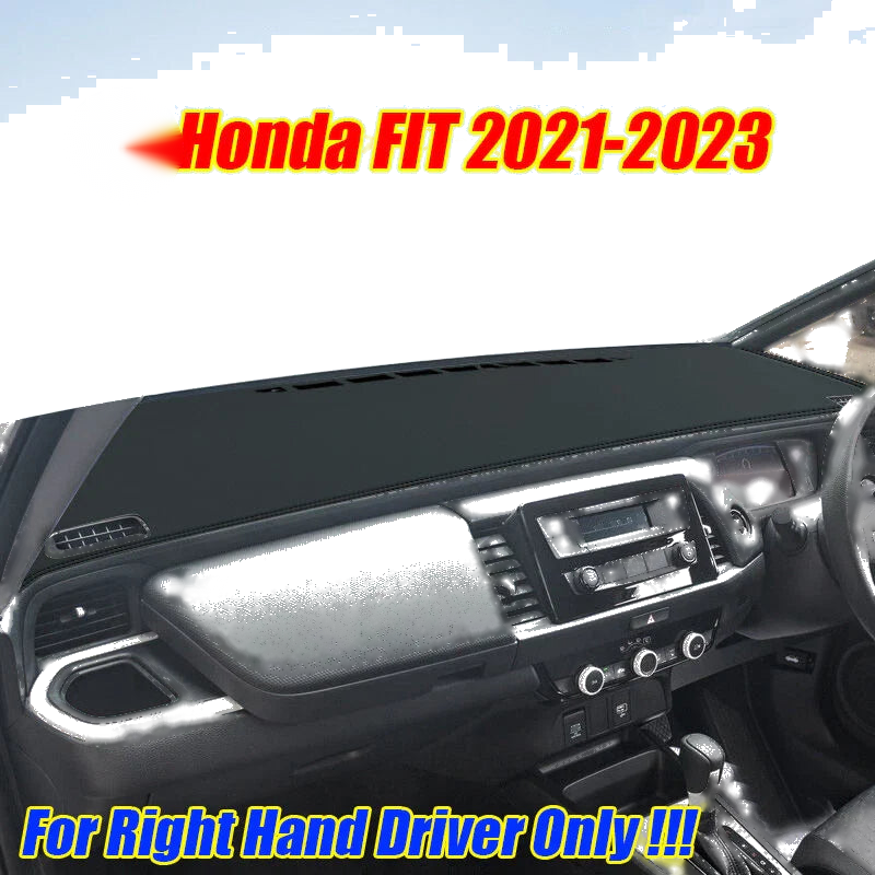 Honda FIT RHD Leather Dashboard Cover Dash Protector Pad Mat (2021–2023)