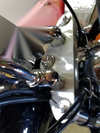 Honda VTX1300C Chrome Handlebar Riser Clamp Kit (2004-2009)