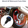Make Model 11mm Aluminum Alloy Plastic Motorcycle Slider Frame Bolt 1 Set Blue