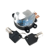 Harley Dyna Wide Glide FXDWG Chrome Ignition Key Switch Kit (1993-2005)