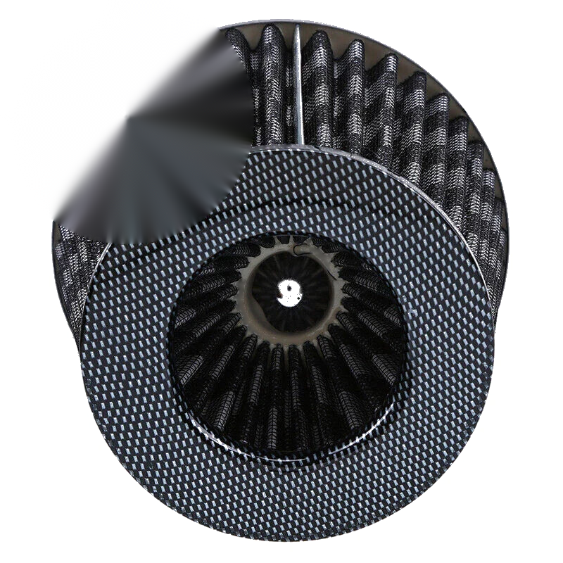 Universal Vehicles 3" Carbon Fiber Black Inlet Short Ram Cold Air Intake