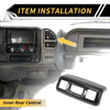Toyota Tundra Carbon Fiber Pattern Rear Armrest AC Vent Cover (2014–2021)