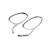 Honda Shadow Spirit 750 1100 VTX1300 VTX1800 Oval Rearview Mirror (2001-2010)