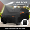 Toyota 4Runner Waterproof Car Cover W/ Driver Door Zipper Aluminum Film