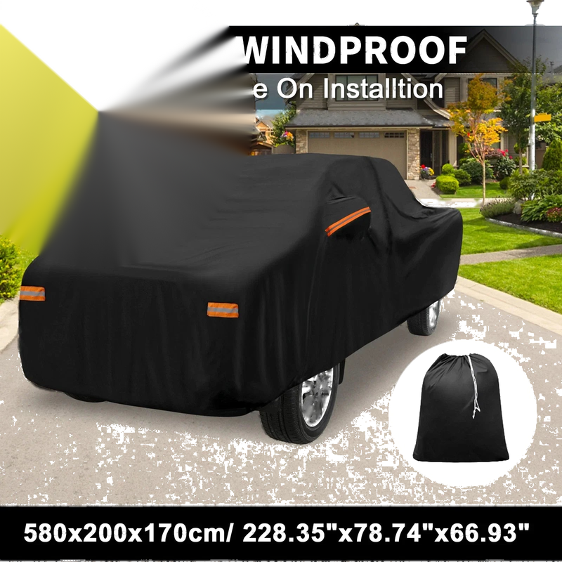 Toyota Tacoma Waterproof Car Cover with Driver Door Zipper (2005-2023)