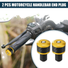 Motorcycle 2 x Front 18-20mm Handlebar End Plugs