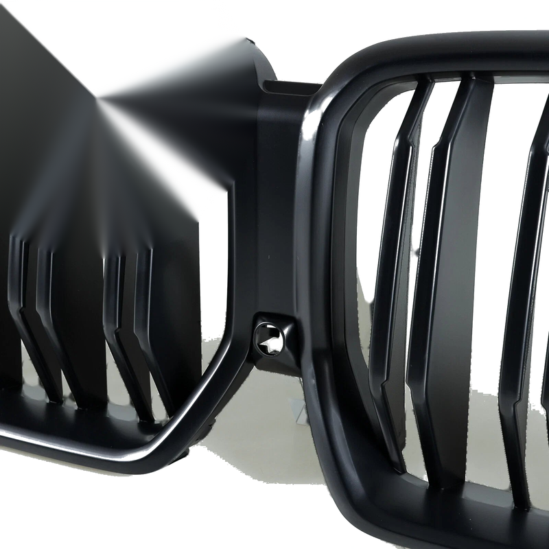 BMW X6 G06 Matte Black Double Rib Grille (2020 - )