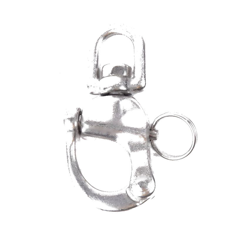 1pcs / 70mm / Marine Grade 316 Stainless Steel Snap Shackle With Swivel Bail