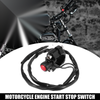 Make Model Engine Start Stop Switch Button with Mounting Backplate Red