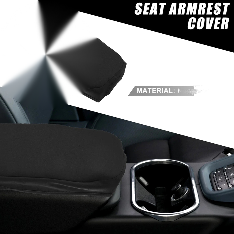 Toyota RAV4 (2019-2023) Black Center Console Armrest Cover Pad