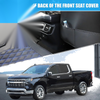 GMC Sierra Black Blue 5 Pcs Front & Rear Seat Covers