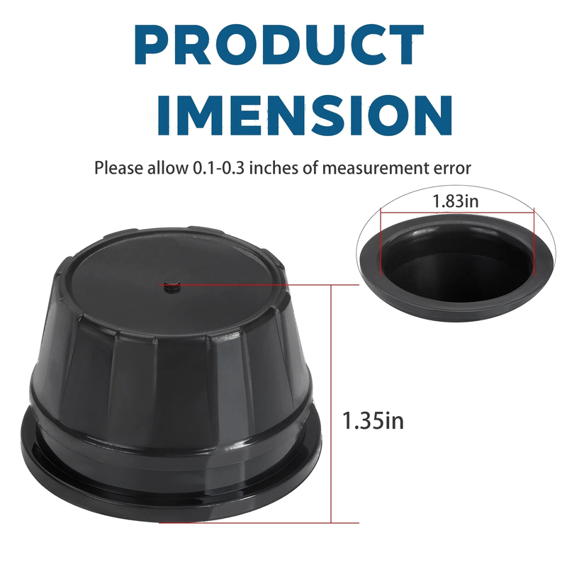 Honda Foreman Rubicon 4Pcs Front + Rear Wheel Center Cap (2003–2015)