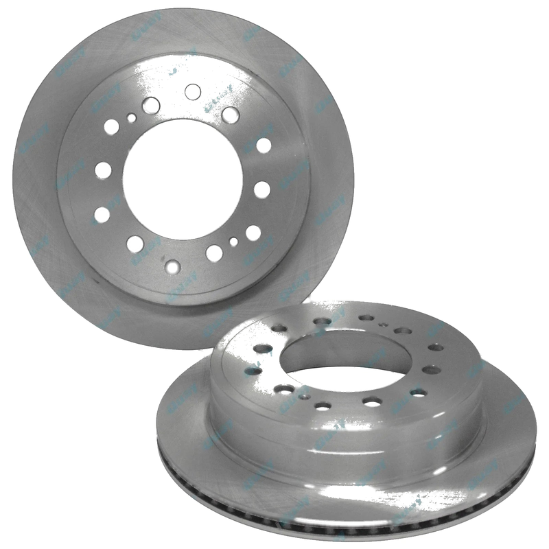 Toyota Landcruiser Prado VZJ120 VZJ121 VZJ125 2002-2005 2 Rear Brake Rotors