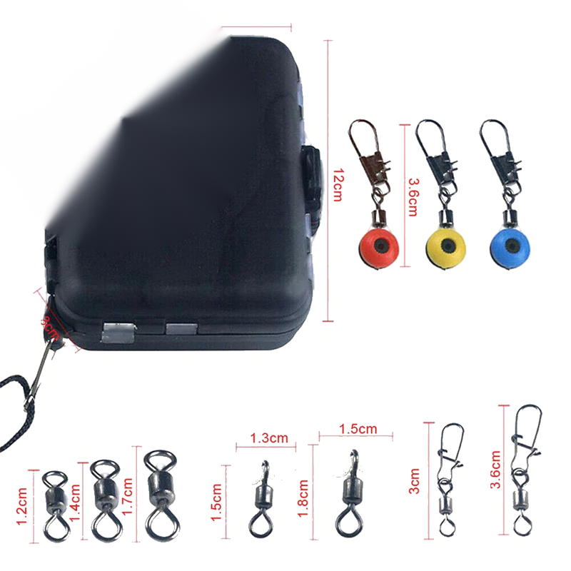Outdoor 177Pcs Fishing Accessories Kit w/ Tackle Box